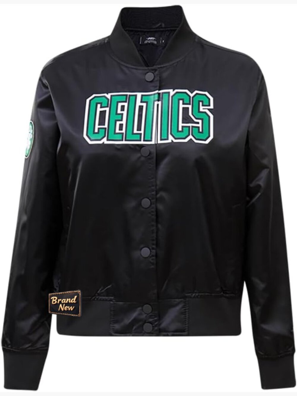 NBA Classic Chenille Satin Jacket with Padded Quilted Lining